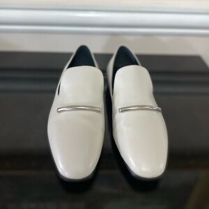 Via Spiga Tallis Bone ivory leather laofers
